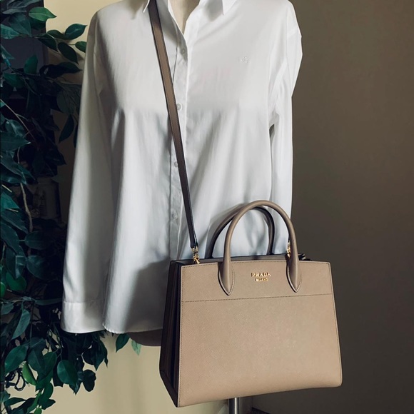 Prada Handbags - PRADA Bibliotheque Tote